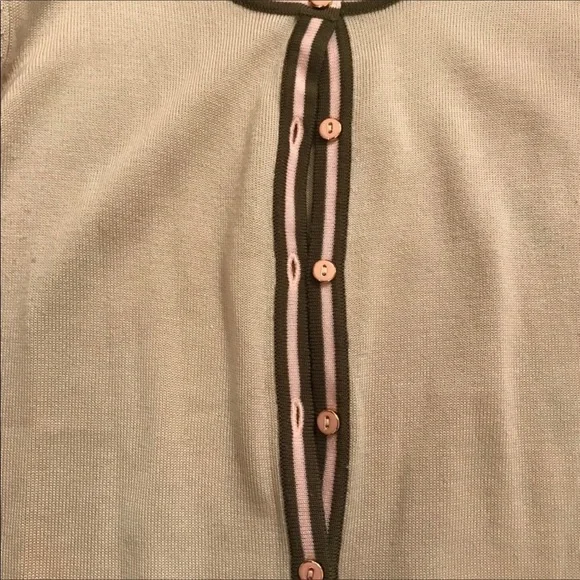 CREAM CARDIGAN 7TH AVENUE SMALL OFFICE CAREER - Picture 4 of 5